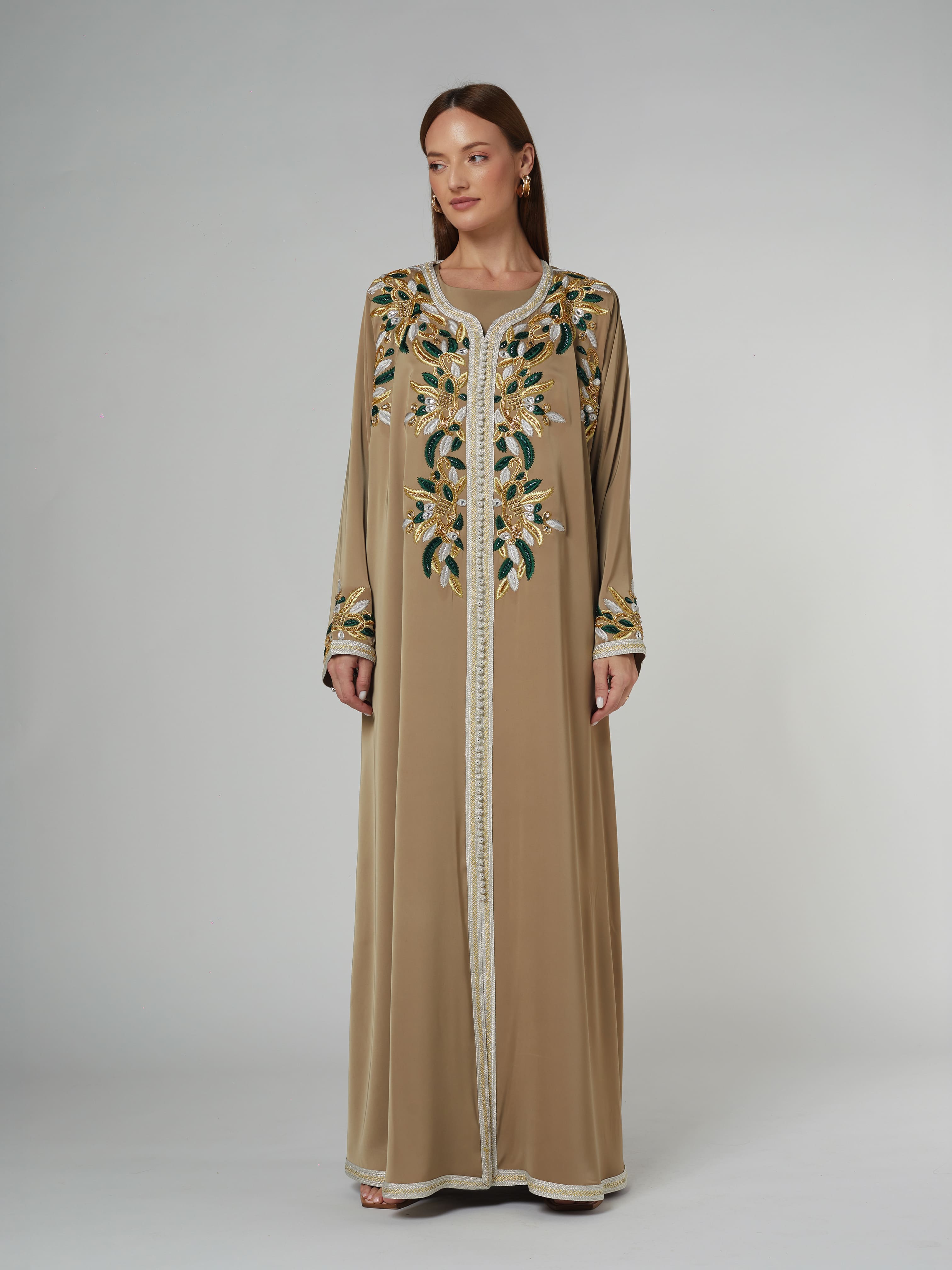 MOROCCO FD23-018 Abaya Telal Femina 