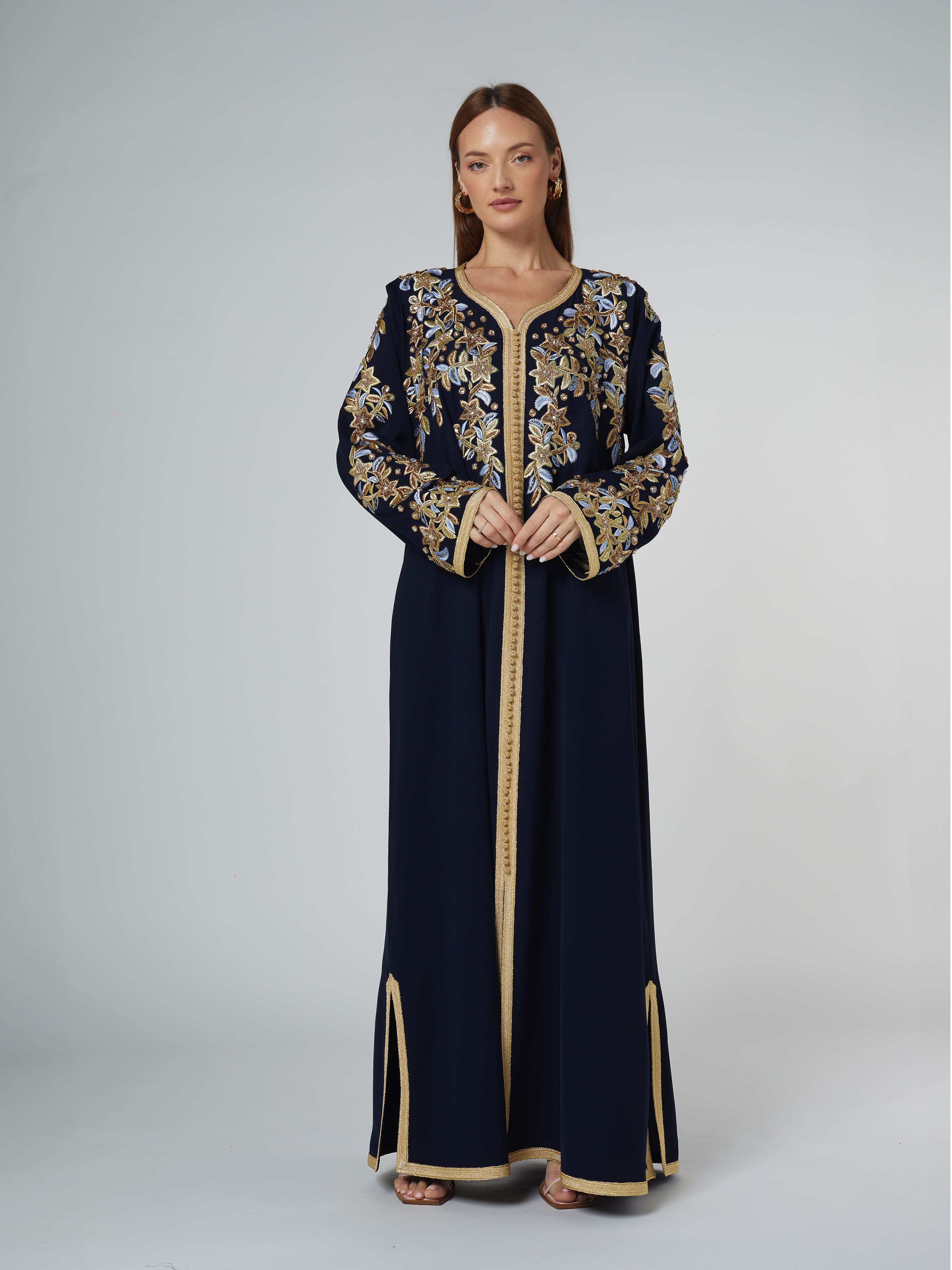 MOROCCO FD23-014 Abaya Telal Femina 