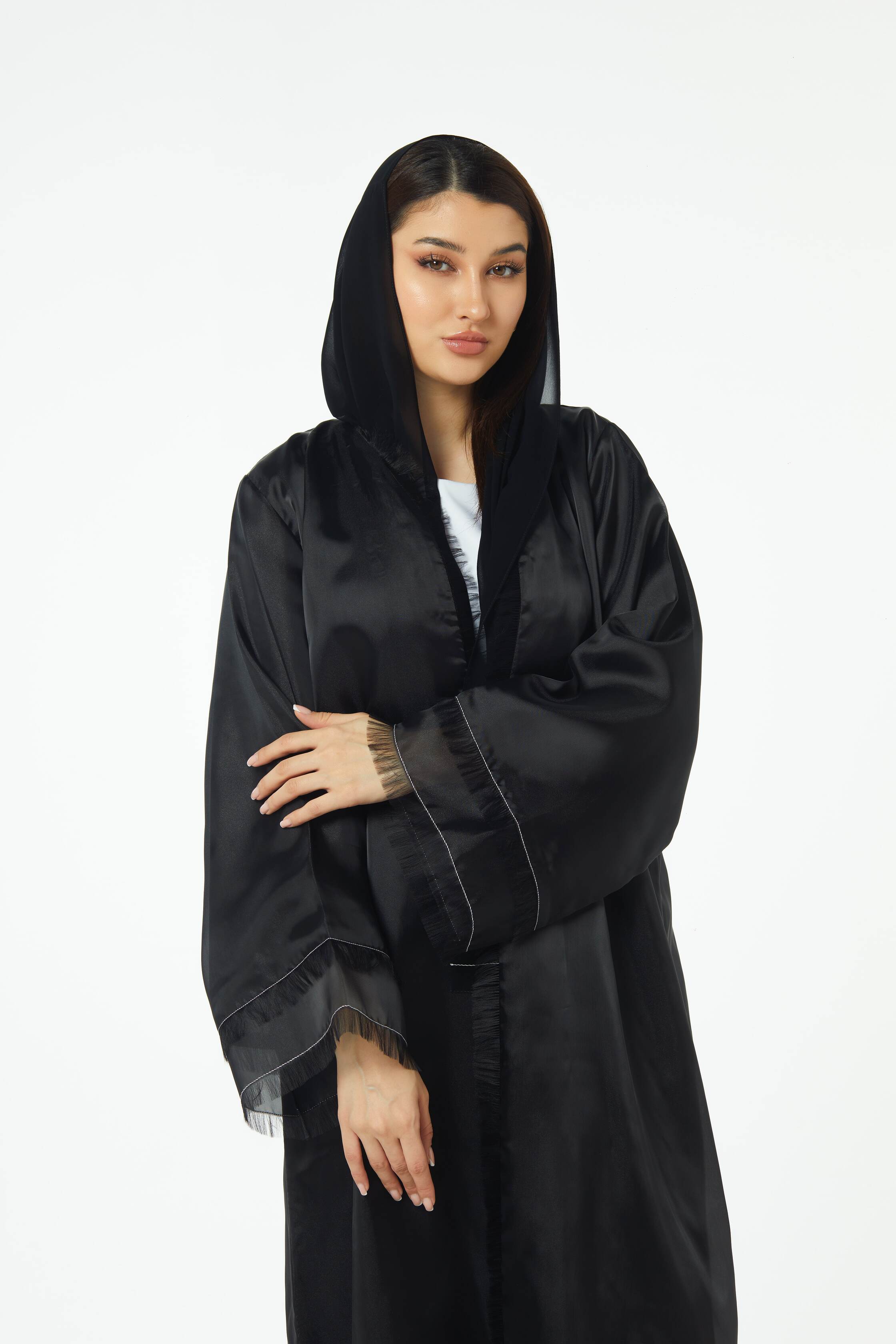 Versatile Black Abaya Telal Femina 