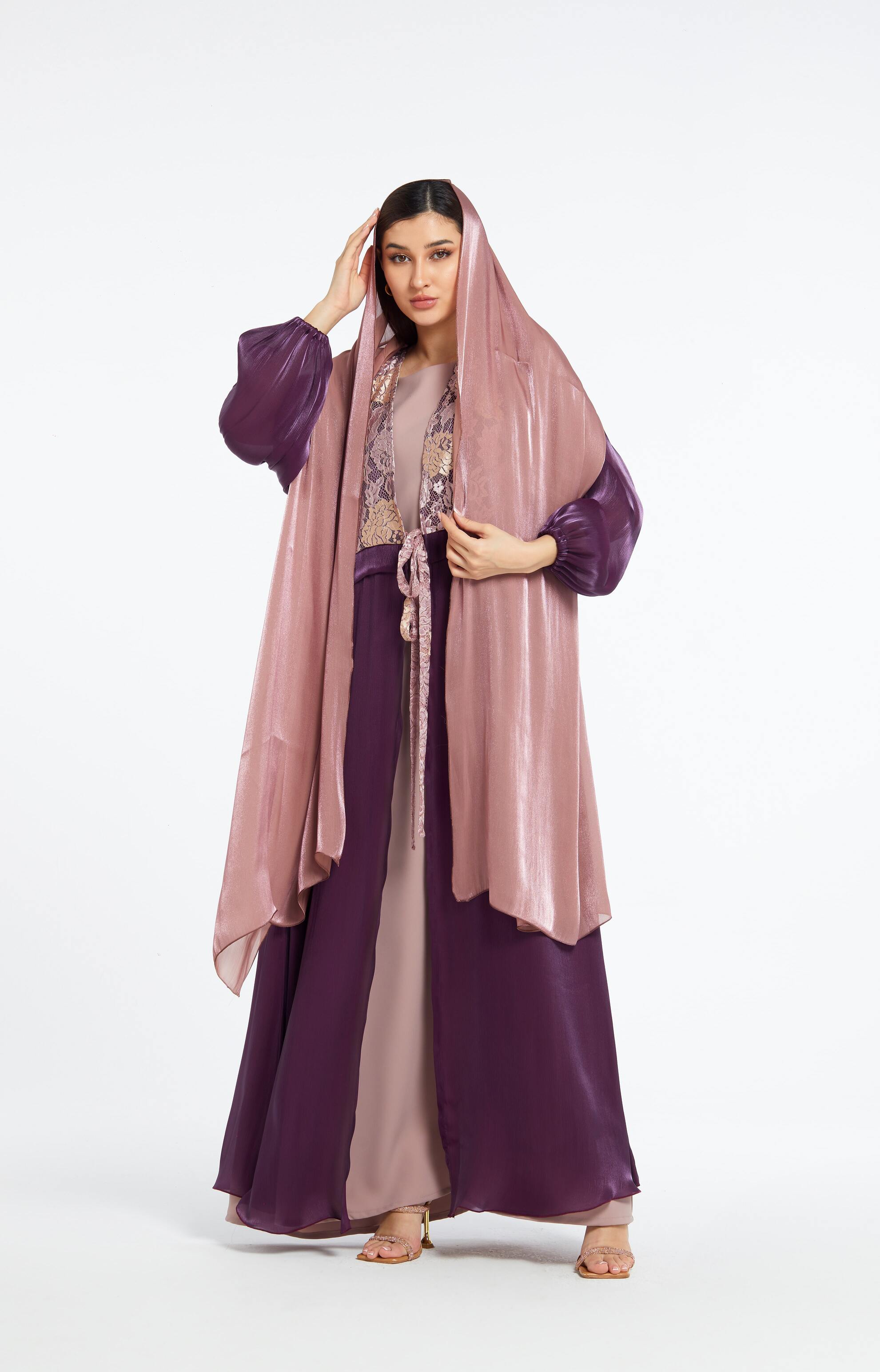 Purple Royalty Abaya Telal Femina 