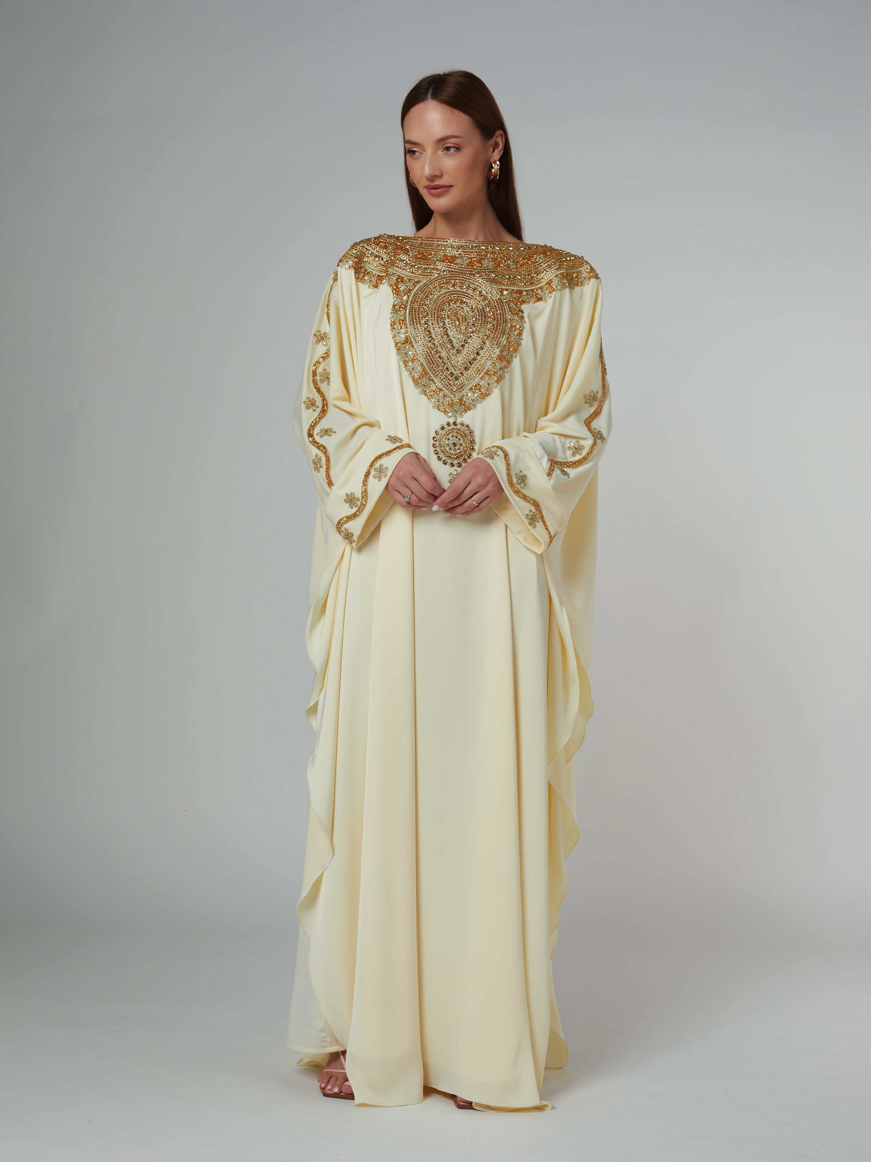 MOROCCO FD23-010 Abaya Telal Femina 