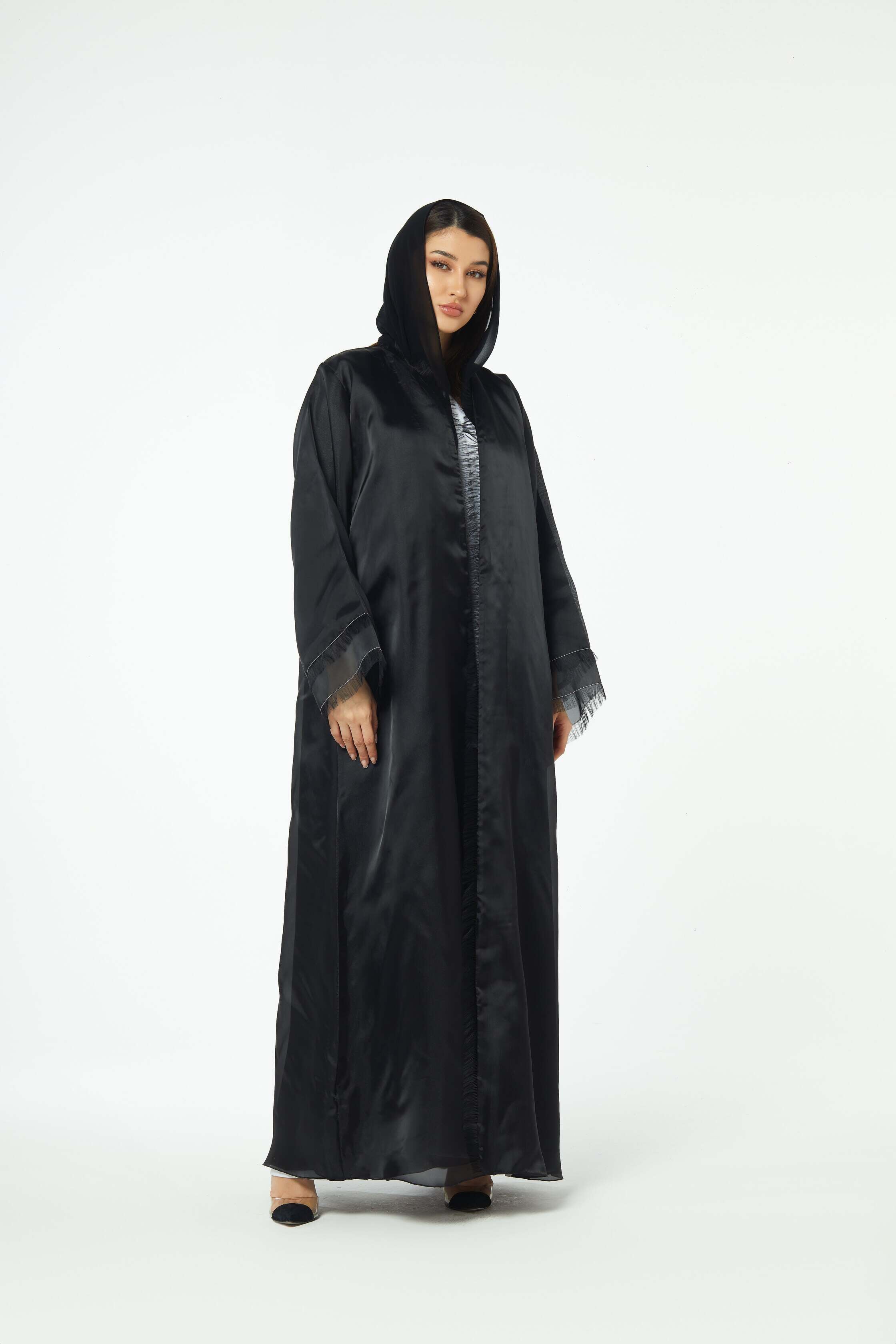 Versatile Black Abaya Telal Femina 