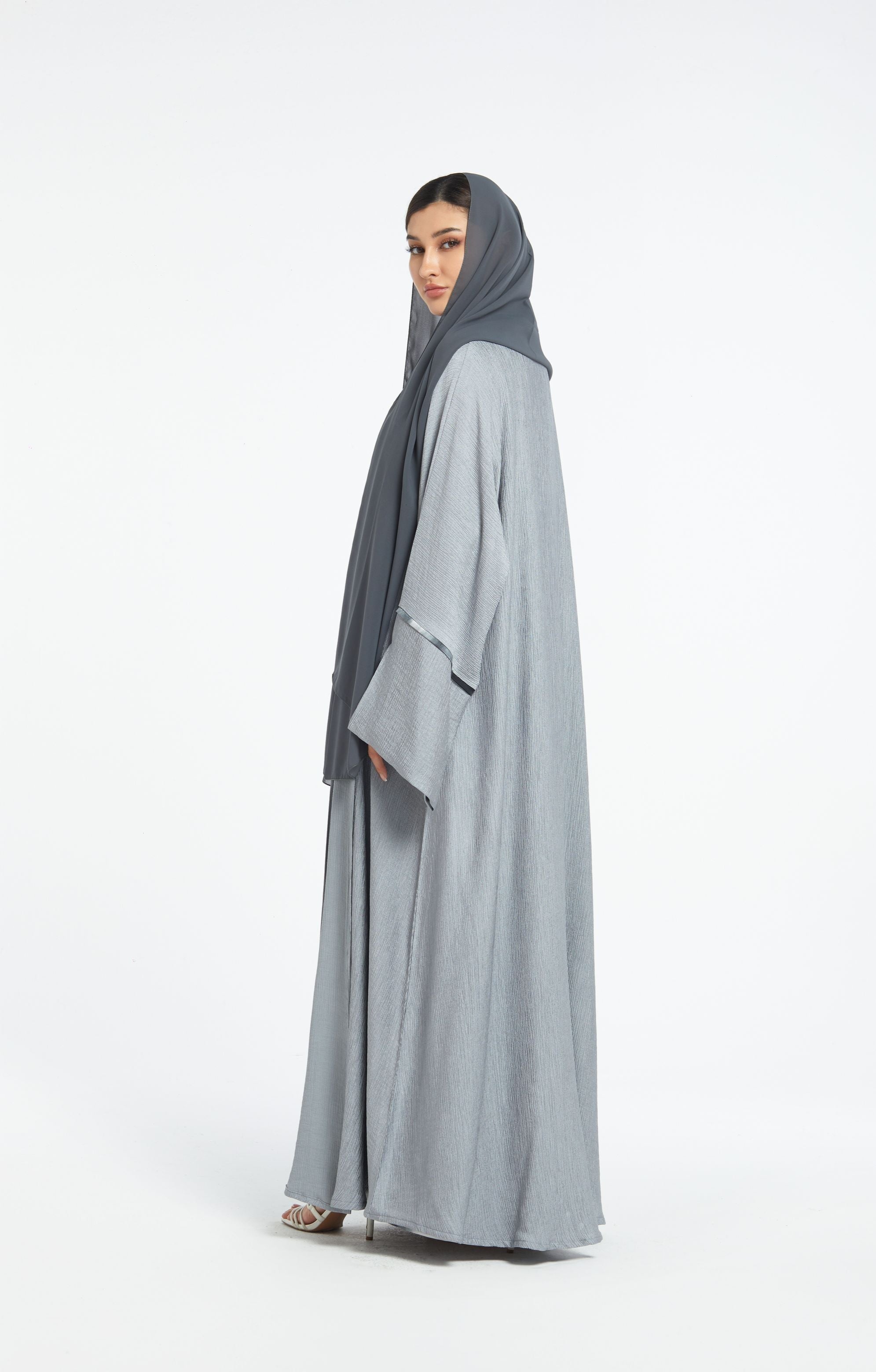 Ash Ombre Delicacy Abaya Telal Femina 