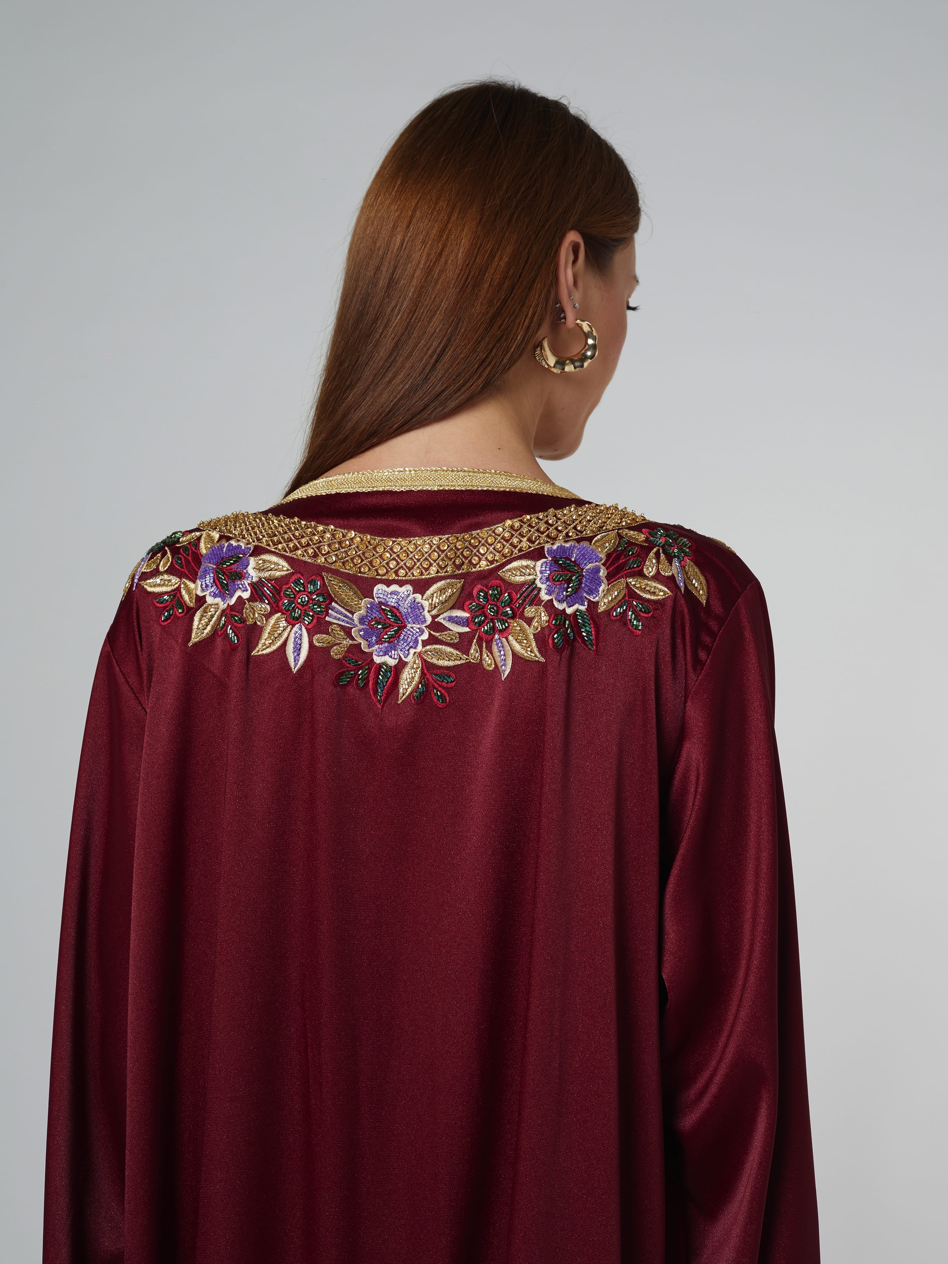 MOROCCO FD23-013 Abaya Telal Femina 