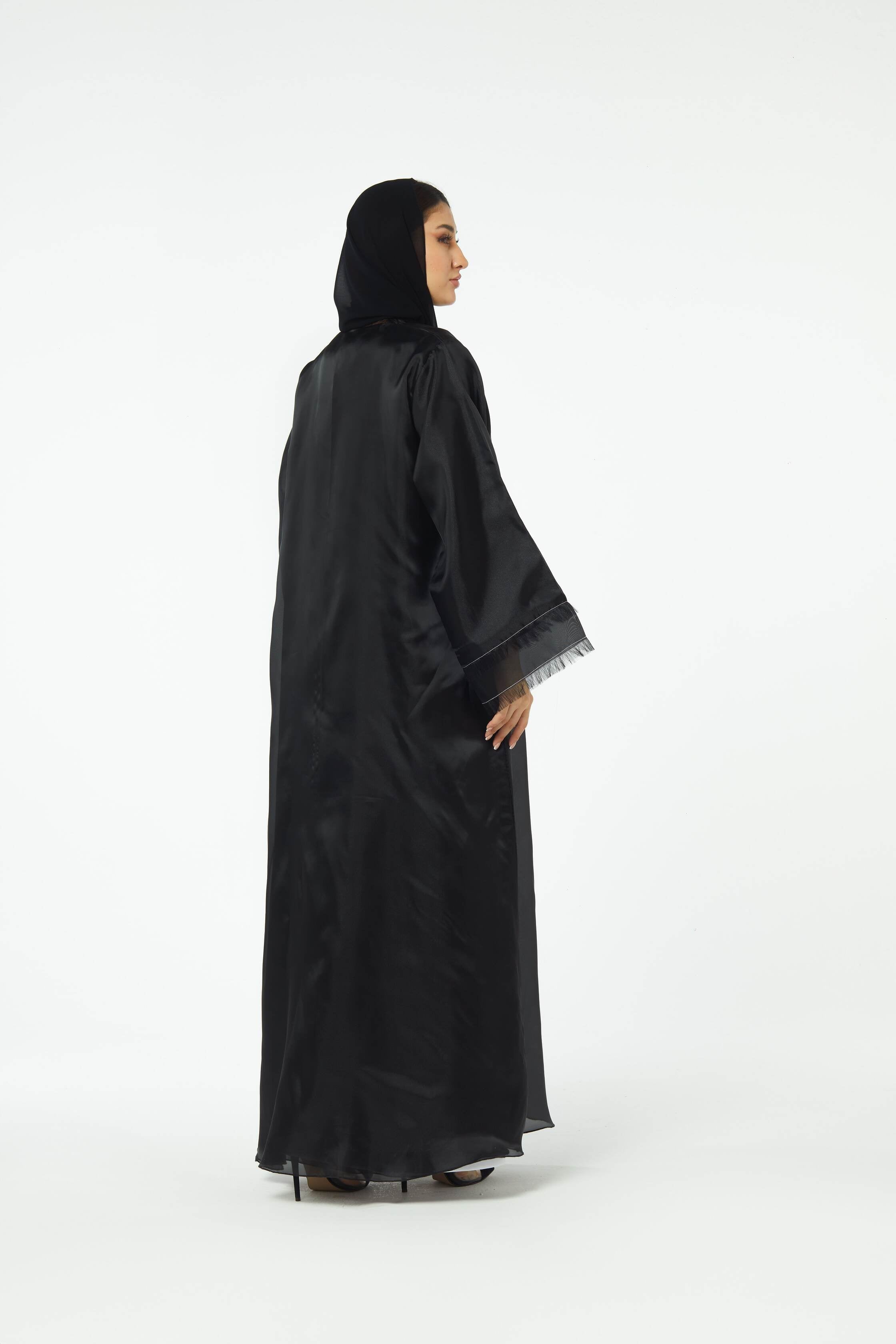 Versatile Black Abaya Telal Femina 