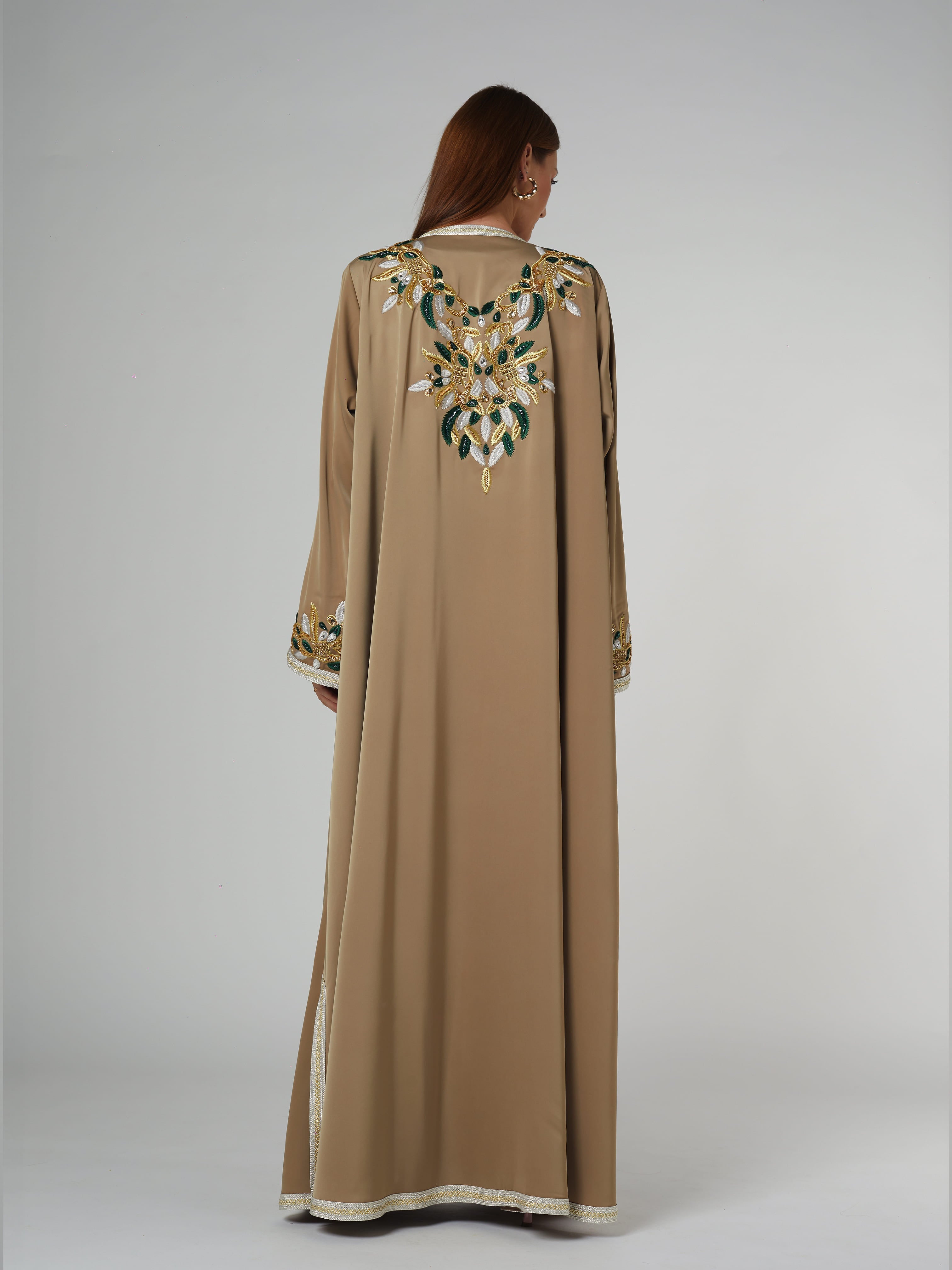 MOROCCO FD23-018 Abaya Telal Femina 