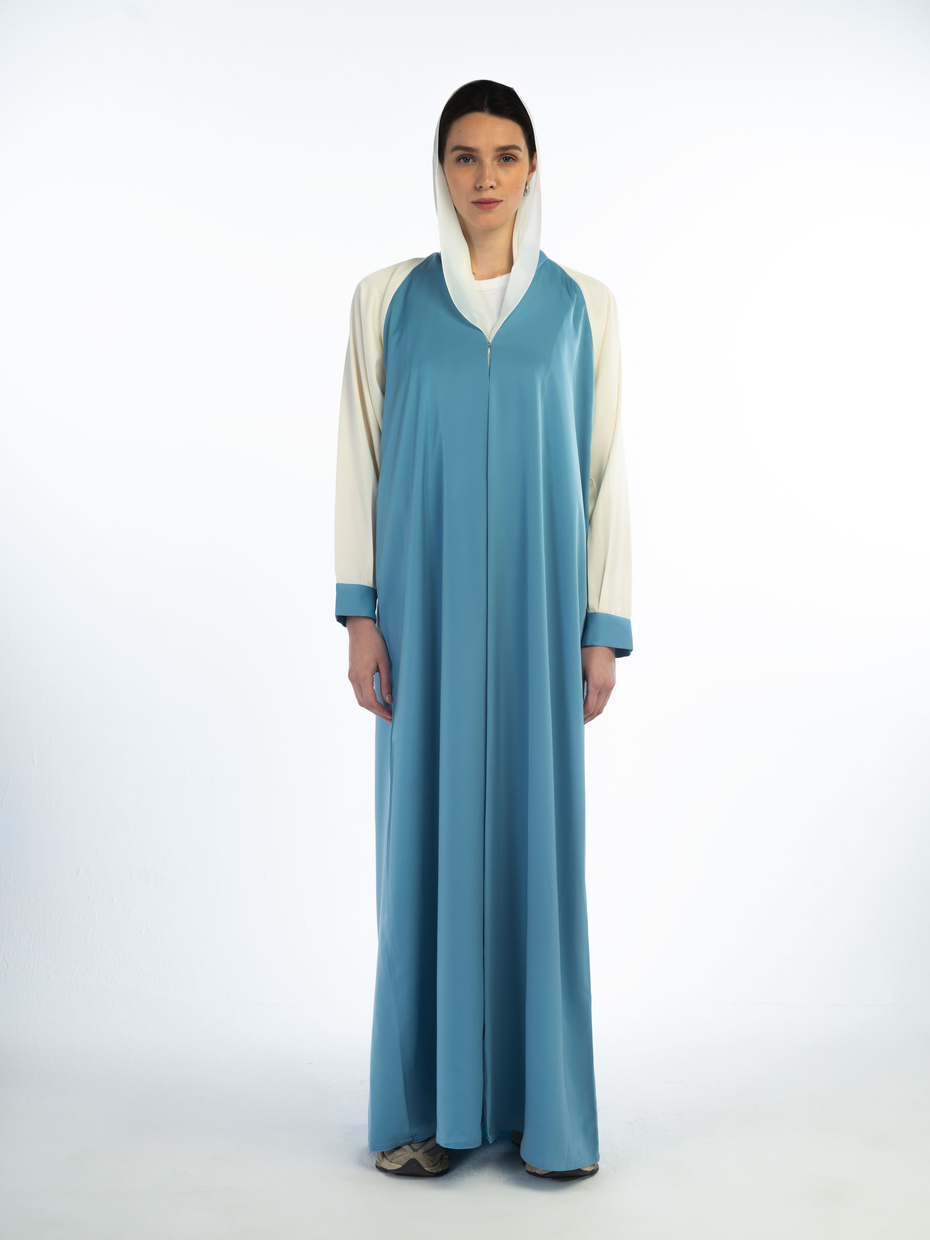 Yusraa - Blue Abaya Telal Femina 