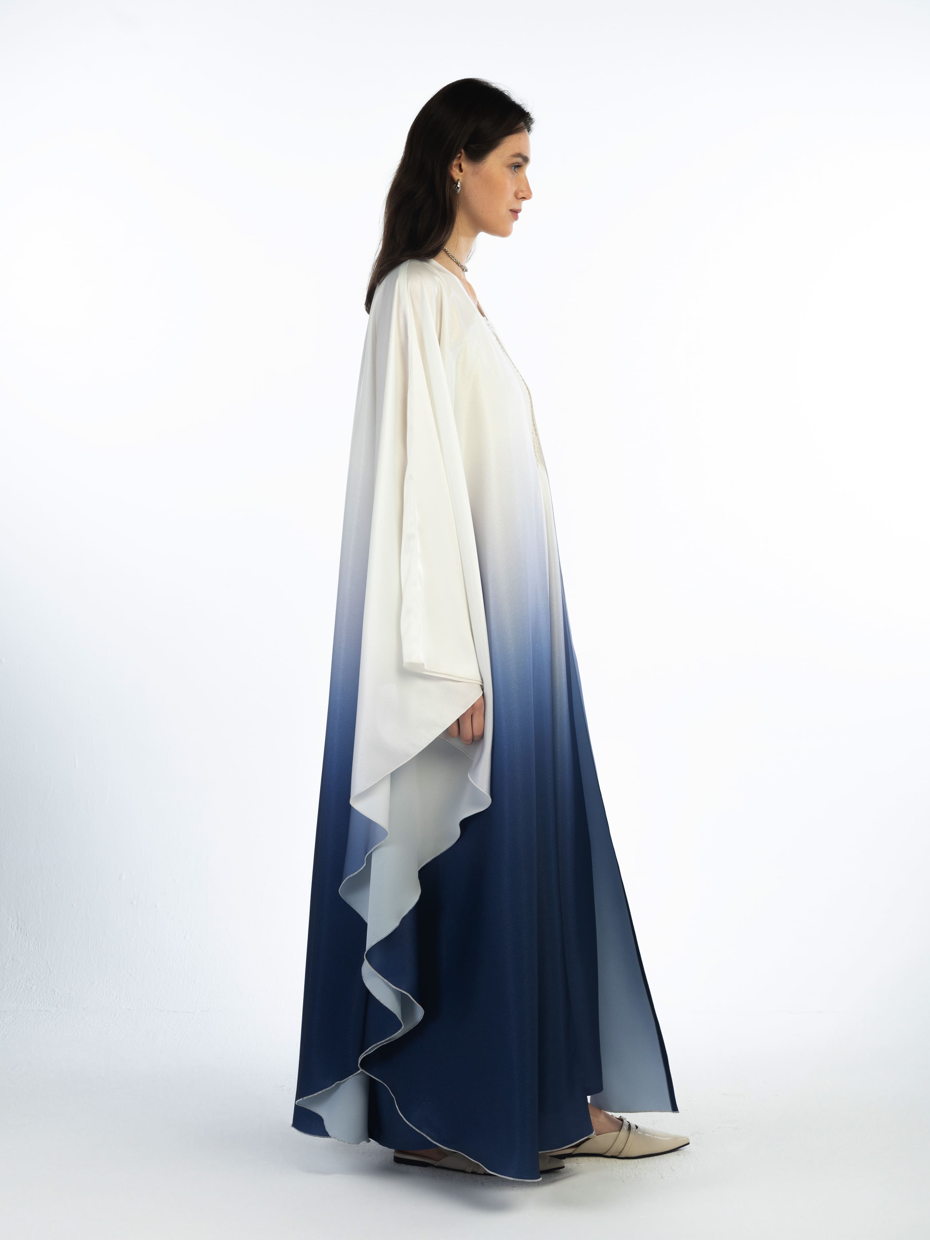 Nora - Blue Abaya Telal Femina 