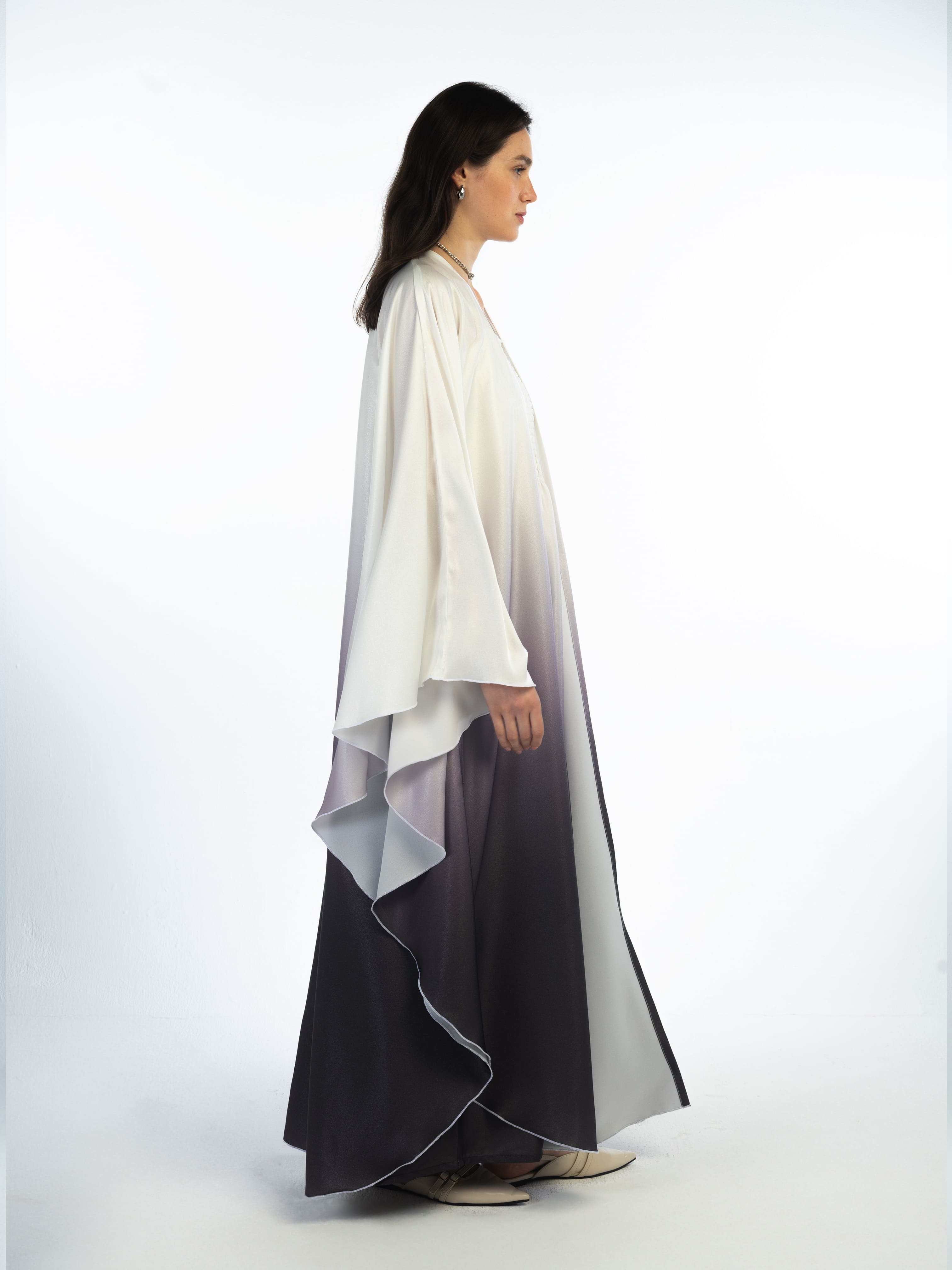 Nora - Brown Abaya Telal Femina 