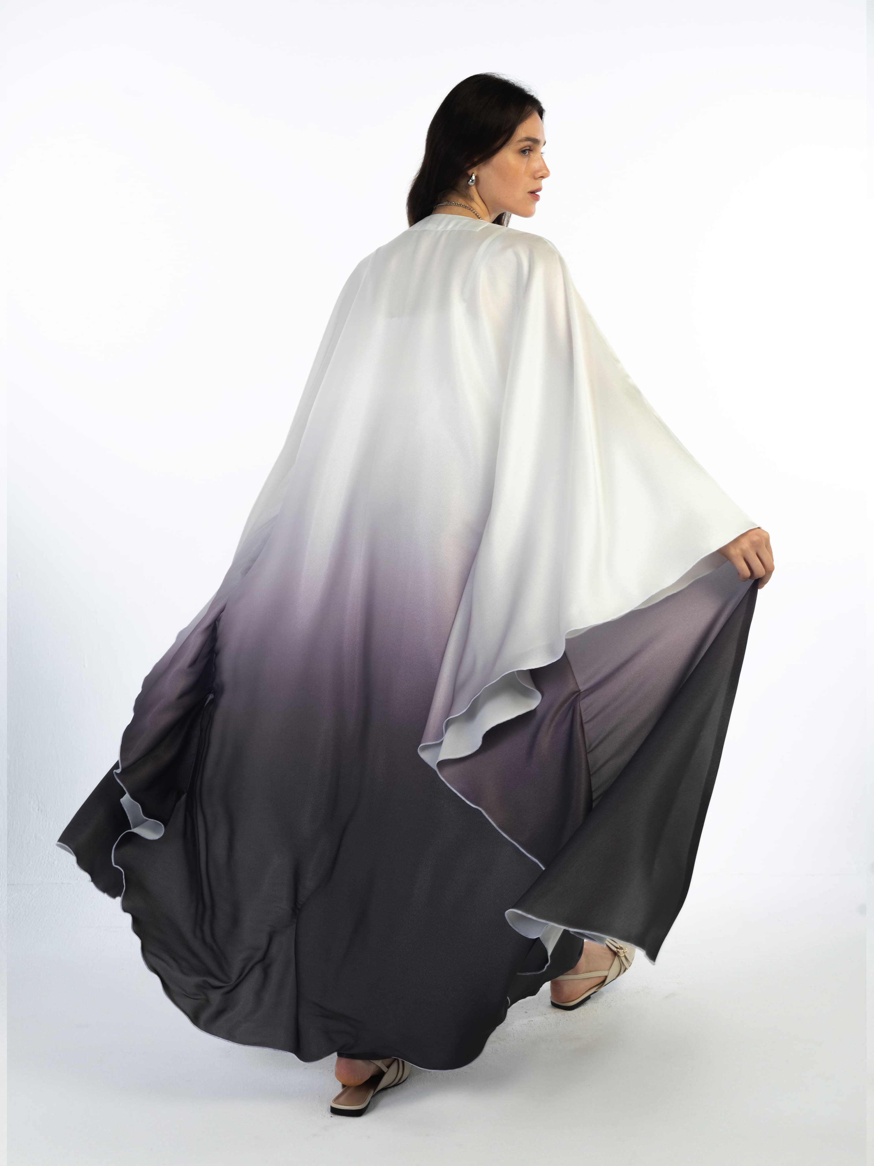 Nora - Brown Abaya Telal Femina 