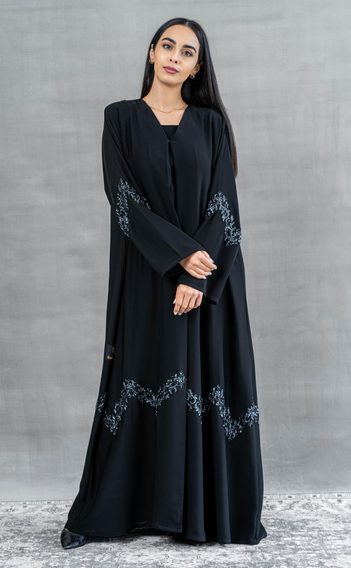 Telal Femina SS'23 Designer Abaya MM204 Abaya Telal Femina 