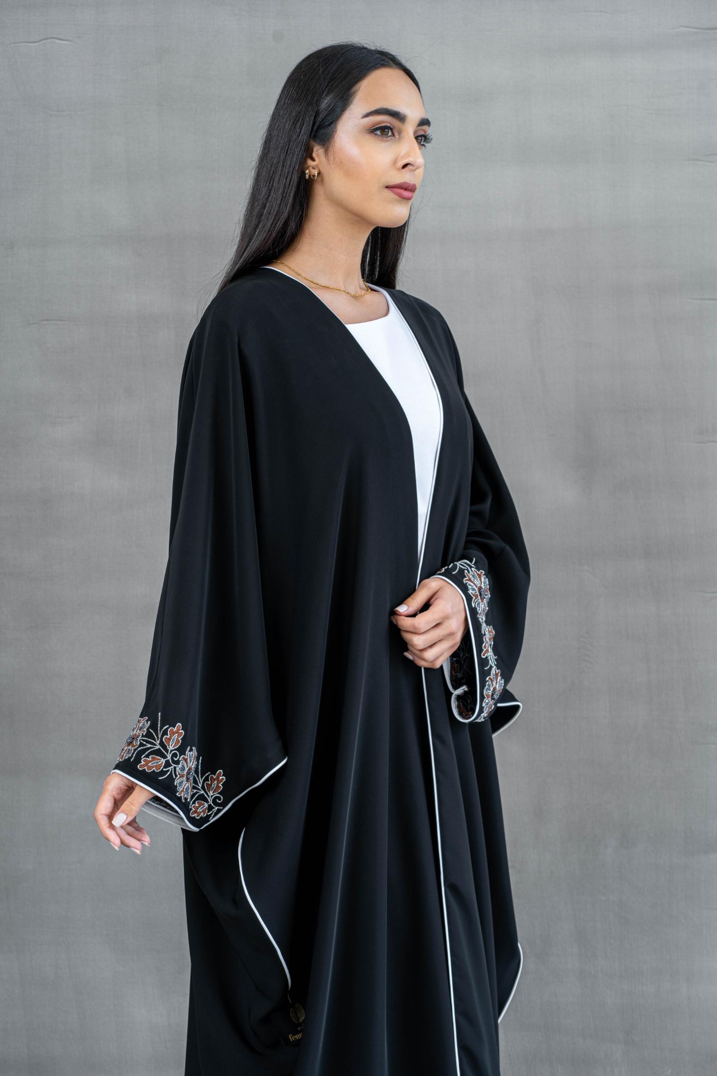 Telal Femina SS'23 Designer Abaya MM207 Abaya Telal Femina 