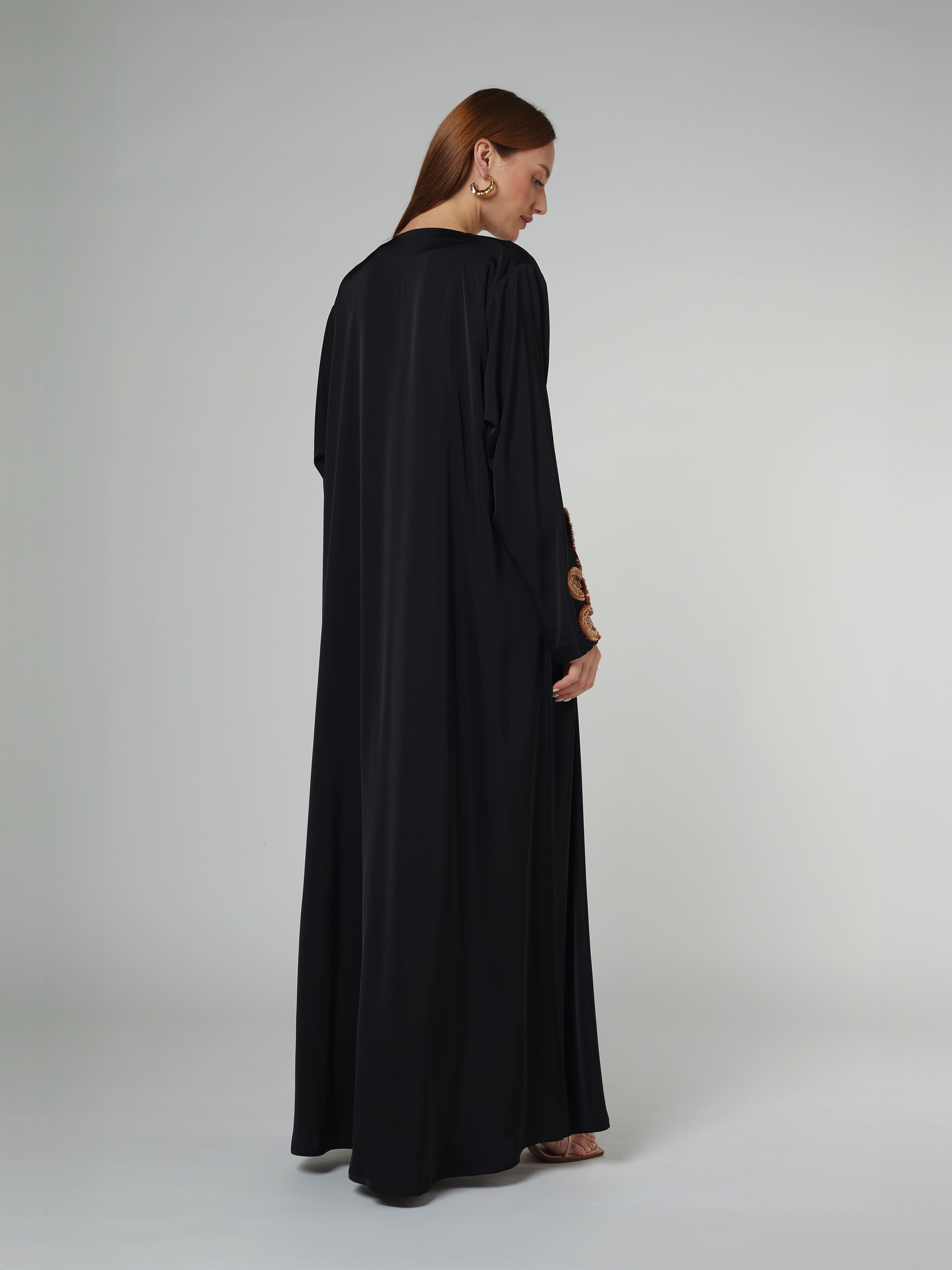 Bloomed Sleeve Abaya Abaya Telal Femina 