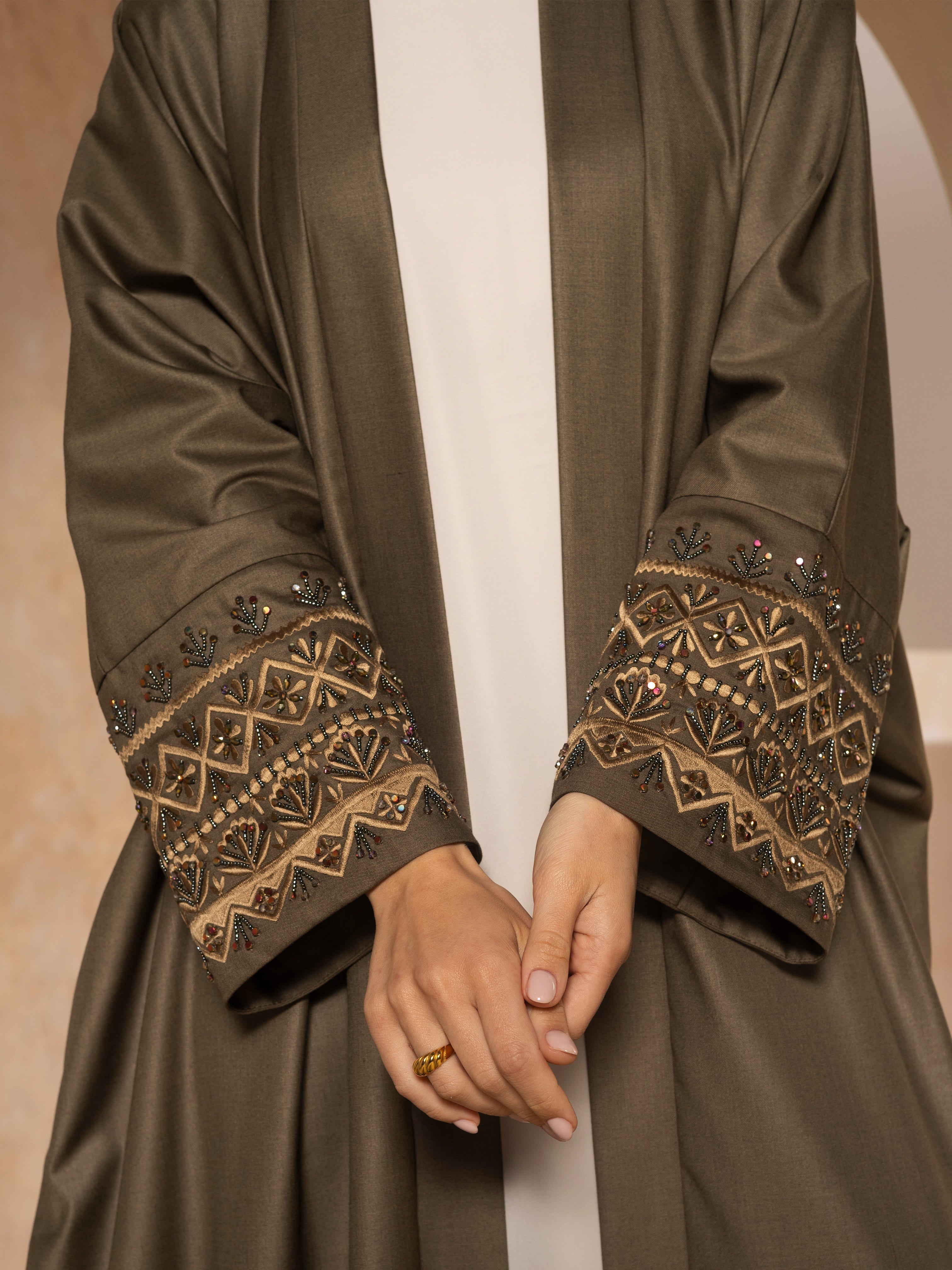 The Mocha Mirage Abaya Abaya Telal Femina 