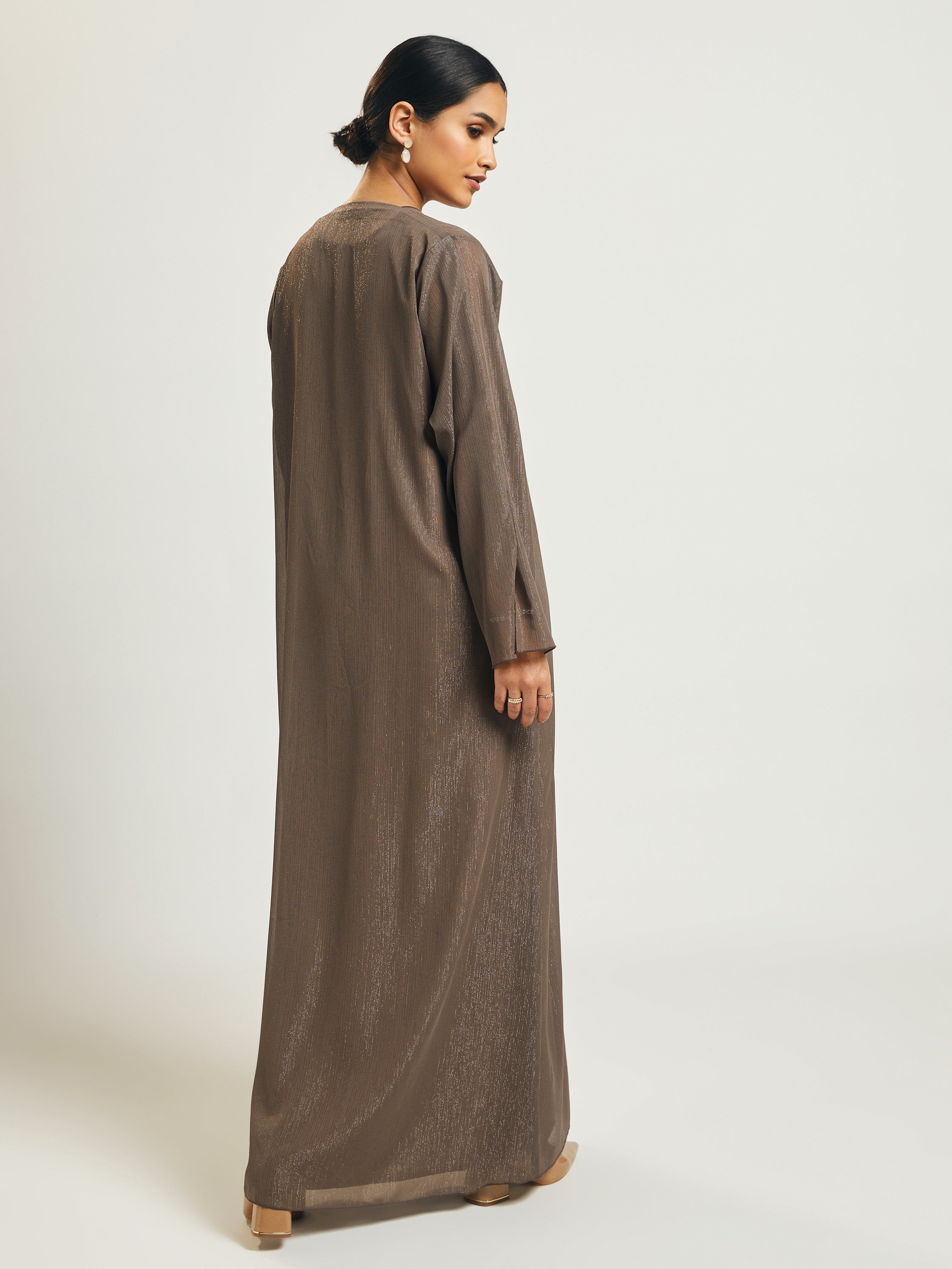 Bloom in Beige Abaya by Telal Femina Abaya Telal Femina 